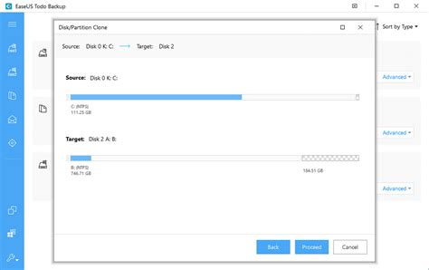 easeus to do backup clone